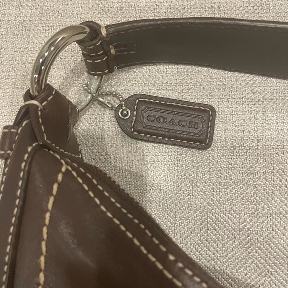 COACH brown leather hobo bag - Picture 5 of 7